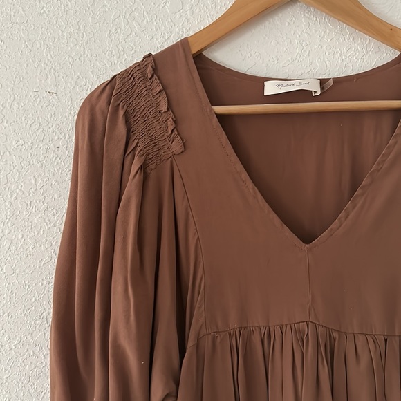 Brown Midi Dress - Picture 4 of 5